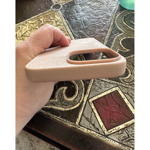 Heyday Warm Taupe Floral Phone Case IPhone 14 Pro Max Compatible - Picture 7 of 7